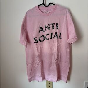 ASSC Anti Social Social Club Pink T READ DESCRIPTION